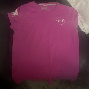 UA Pink shirt size small